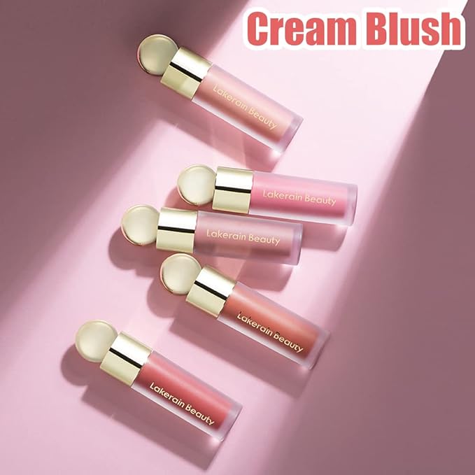 Velvet Liquid Blush, Natural Matte Finish Looking, Dewy Cheek Tint, Soft Cream Face Blush,Moisturizing Lightweight Blendable Feel,Long-Lasting 0.25 oz/7.5ml - 05#