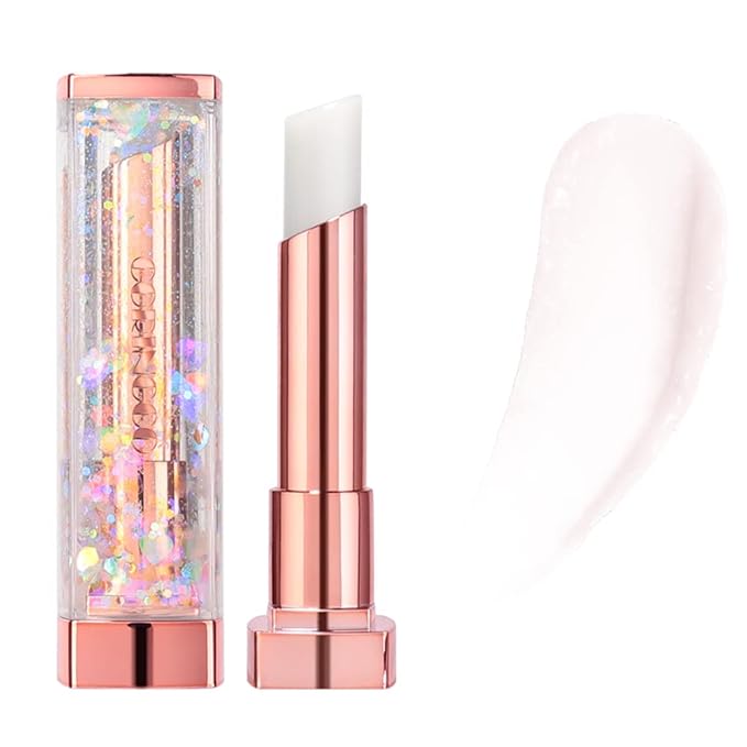 Sparkle Cute Lip Balm, Color Changing, Moisturizing, Shimmery Finish, #03 Swan Lake
