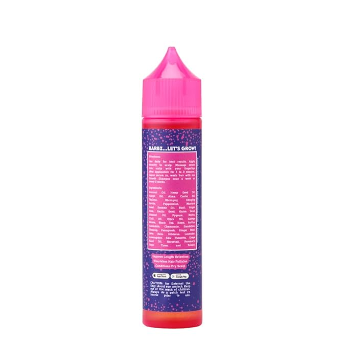 Hollywood Hair Bar | Hair Oil Regrowth Serum - Regular Strength, Made with All-Natural Essential Oils (Squeeze Bottle) 2 oz