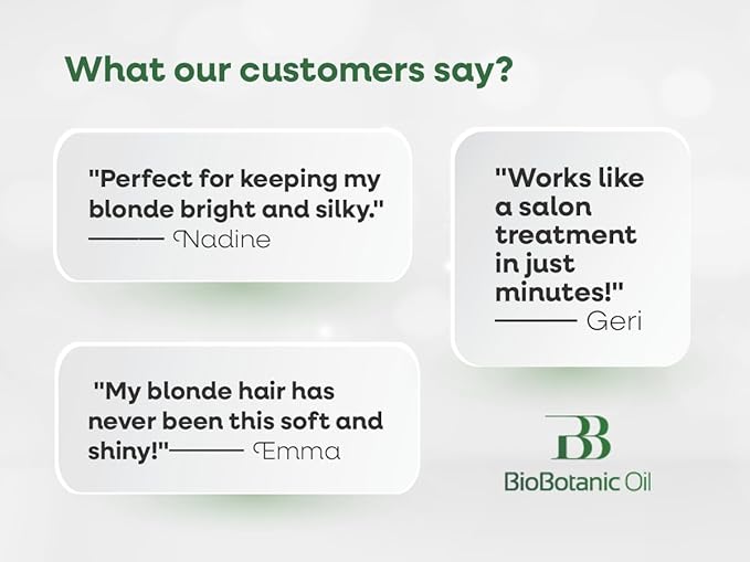 Bio Botanic Oil Magic Conditioner for Blonde & Bleached Hair | Deep Hydration & Color Protection | Enriched with Organic Wheat Germ & Obliphica Oil | SLS-Free, Paraben-Free, pH-Balanced | 500ml