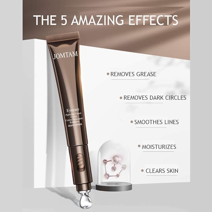 Eye Electro Vibro Purifying Cream Caviar Nettoyante Anti-Aging Removes Dark Circles Sodium Hyaluronate