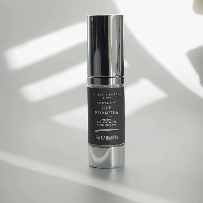 Daimon Barber Age Defence Eye Formula, Eye Cream for Men, Deeply Moisturises and Reduces Dark Circles and Fine Lines, with Mango Butter and Vitamin A, Unfragranced 15ml