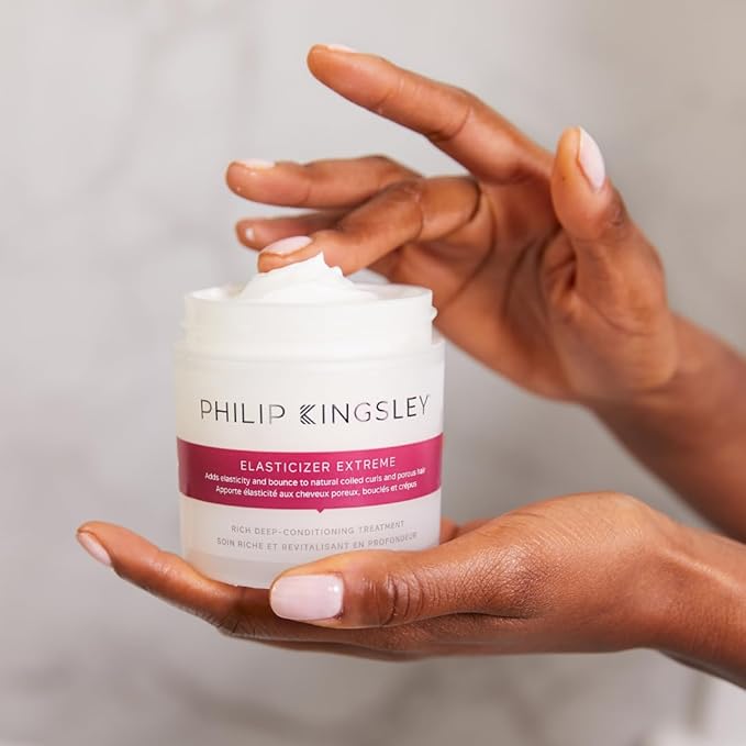 PHILIP KINGSLEY Elasticizer Extreme Deep-Conditioning Hair Mask Repair Treatment for Dry Curly Hair and Over-Processed or Damaged Hair Deeply Conditions, Adds Bounce and Shine, 16.9 oz
