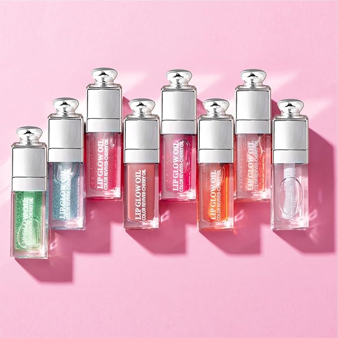 Hydrating Lip Glow Oil, Moisturizing Plumper Lip Gloss, Transparent Plumping Balm, Tinted Balm Care 0.2 OZ - 001 PINK