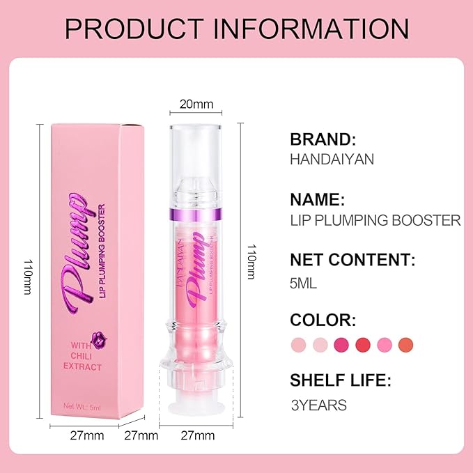 Glossy Finish Lip Glow Oil,Lip Plumping Booster Plump,Hydrating, Volumizes & High-Shine Lip Plumping Mirror Lip Glaze Lip Makeup,Lip Enhancer for Fuller, Lip Mask, Hydrating& Reduce Fine Lines (003#)