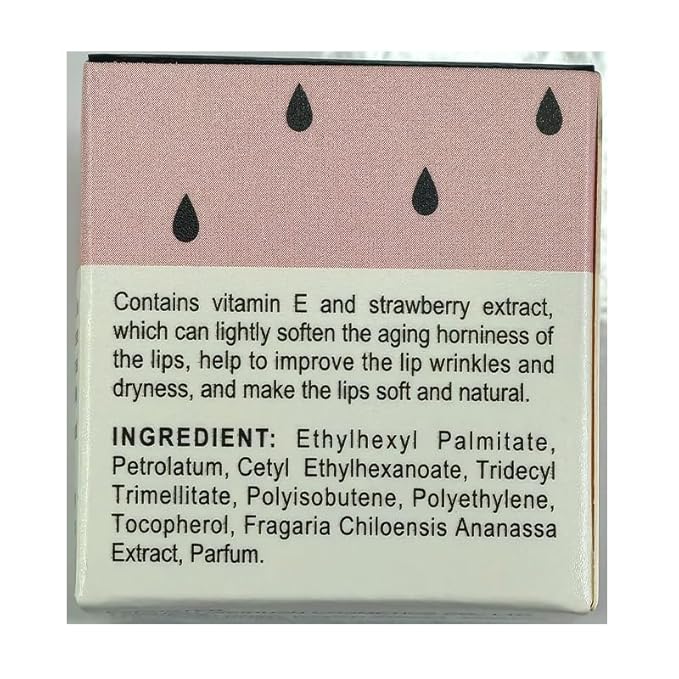 Strawberry Sleeping Lip Mask,Bee Lip Balm Lip Mask Honey Pot Propolis Moisturizing Lip Balm with Stick,Plumping Lip Hydrating Prevention Dry& Cracked Lip Scrubs Exfoliato Lip Wrinkle Care(Strawberry)