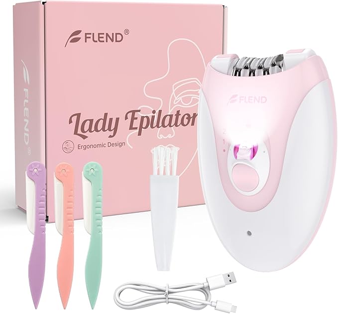 Epilator,Epilator for Women Facial Hair Removal Rechargeable,2 Speeds Hair Removal,HairRemoval Device with 36 Tweezers,Hair Removal forWomen Legs/Face/Bikini/Arms,Womens Electric Shaver Smooth Skin