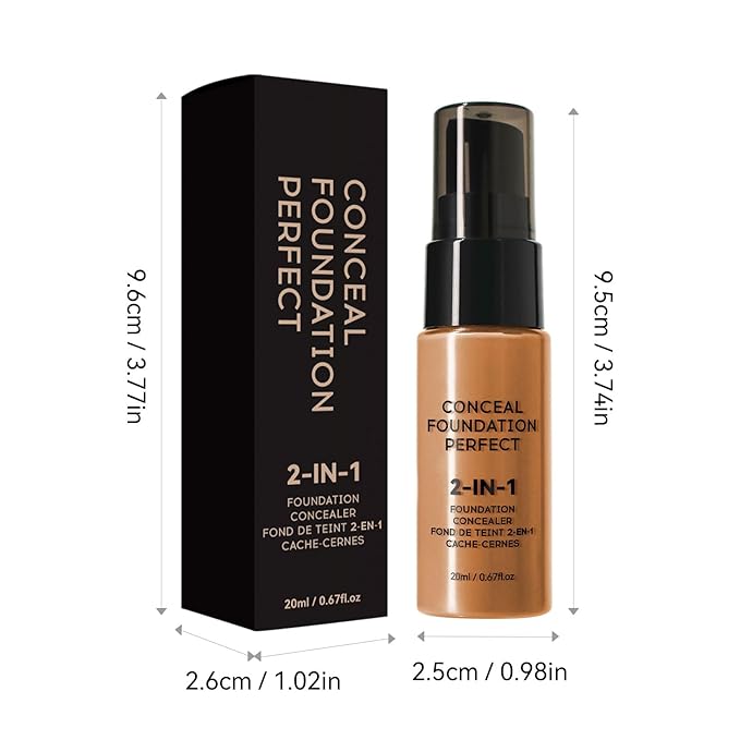 Glow Contour Face Liquid Foundation Bronzer Highlighter Illuminator Moisturize Cream Contour Concealer Blendable & Smooth Glowing Skin Lightweigh Luminizing Long Lasting Face Contouring Makeup