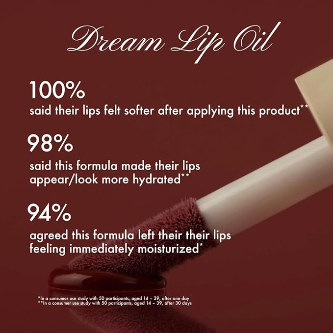 Summer Fridays Dream Lip Oil - Tinted Lip Oil with Moisturizing Sheer Coverage, High-Shine and Deep Hydration - Non-Sticky Formula for Long-Lasting Softness - Bare Sand (0.15 Oz)