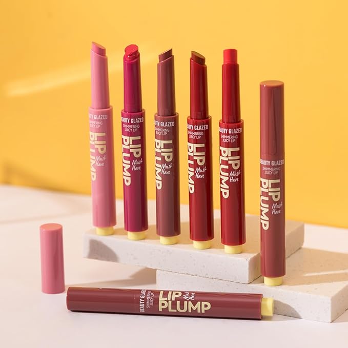 MAEPEOR Hydrating Lip Plumper 12 Colors Moisturizing Shiny Juicy Lip Balm Long Lasting Nourishing Lip Pluming BalmïŒColor 10)