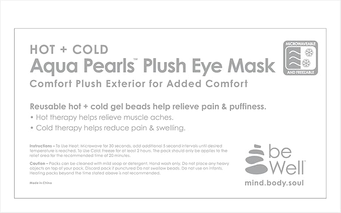 Cooling Eye Mask Reusable Gel Eye Mask for Puffy Eyes,Ice Eye Mask Cold Eye Mask Frozen with Plush Backing for Headache,Migraine,Stress Relief-Color Pastel Green