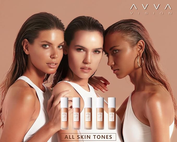 Liquid Foundation Makeup Natural True Skin Tone Full Coverage Concealer Flawless Complexion Blendable Longwear, 105, 1 fl. oz.