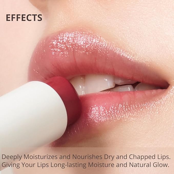 All Day Essential Tinted Lip Balm 03 Bite Watermelon | Natural Gloss Balm, Moisturizing Lip Care, Deep Nourishing Plant-Based Chapstick, Lasting Hydration Lip Butter for Dry Cracked Chapped Lips