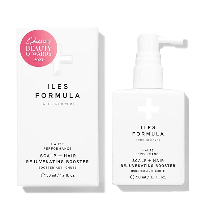 ILES FORMULA Scalp & Hair Rejuvenating Booster – Reduces Hair Loss Signs, Boosts Growth & Thickness, Botanically Derived Breakthrough Blend with Procapil, Tomato, Apple & Wasabi Extracts (1.7 Fl Oz)