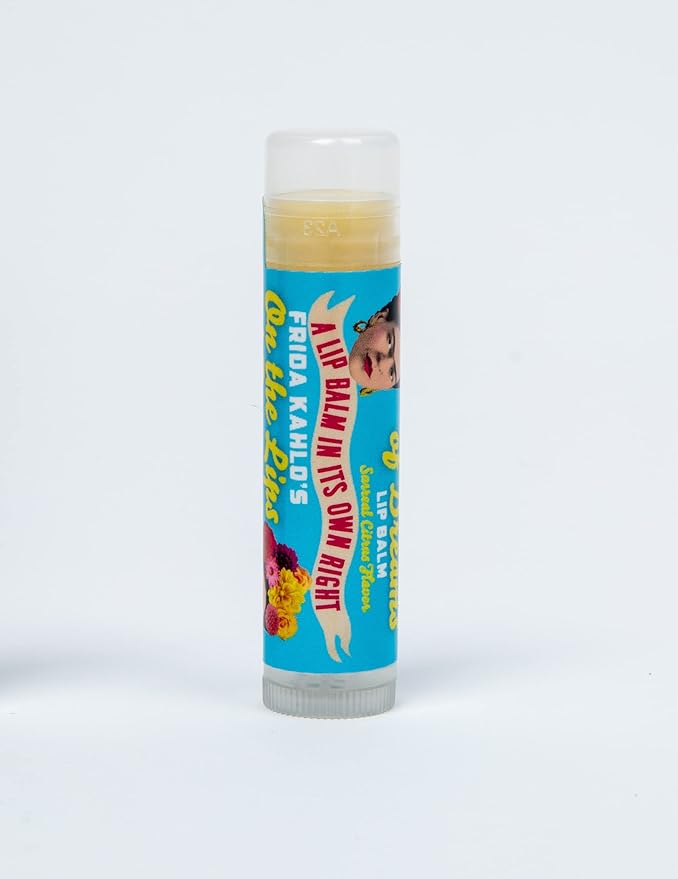 Frida Kahlo's On the Lips of Dreams Lip Balm Tube, Citrus Flavored - Cruelty-Free and Made in the USA from Natural and Imported Ingredients