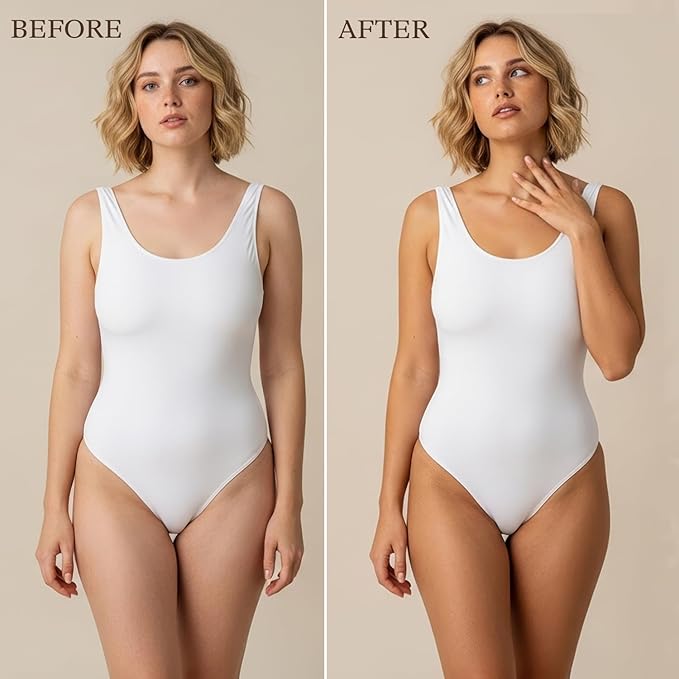 Tanning Lotion Self Tanner - USA Made with Natural and Organic Ingredients Non Toxic Sunless Browning Lotion, Best Gradual Tanner for Men and Women, Streak-Free Fake Tan, Fair to Medium