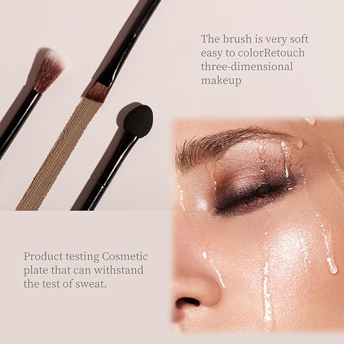 Pro Cream Highlight and Contour Palette Kit with Mirror & Brush for Women. White Silver Gold Highlight Brown Face Correcting Concealer Palette