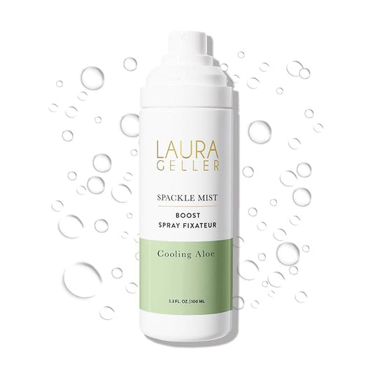 LAURA GELLER NEW YORK Spackle Mist Boost with Cooling Aloe - Long-Lasting Dewy Skin Makeup Setting Spray