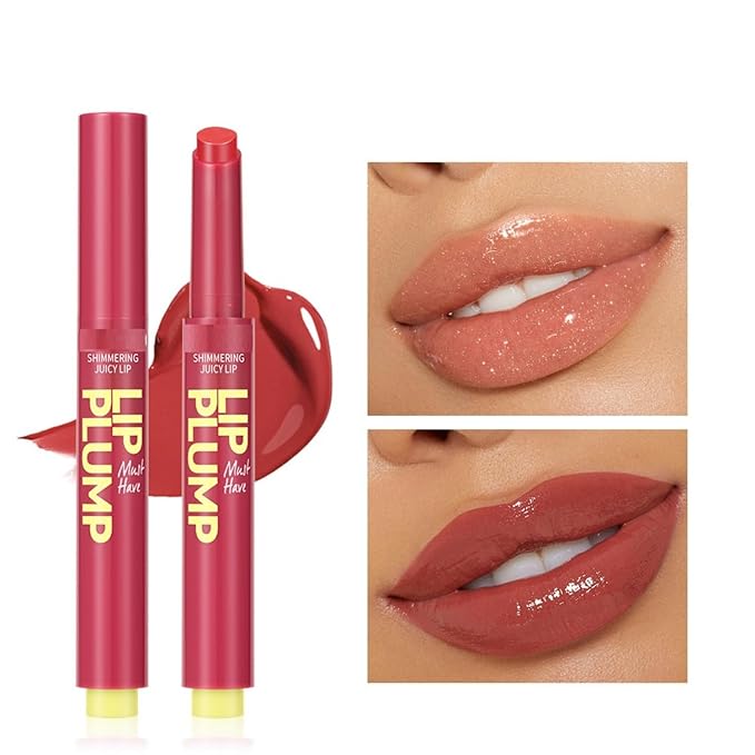 MAEPEOR Hydrating Lip Plumper 12 Colors Moisturizing Shiny Juicy Lip Balm Long Lasting Nourishing Lip Pluming BalmïŒColor 11)