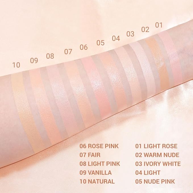 evpct Pink under Eye Corrector Brightener Concealers for Older Women Dark Circles, under Eye Cream Pot Concealer Full Coverage Peach Color Corrector Makeup, Nourishing Waterproof, Rose Pink