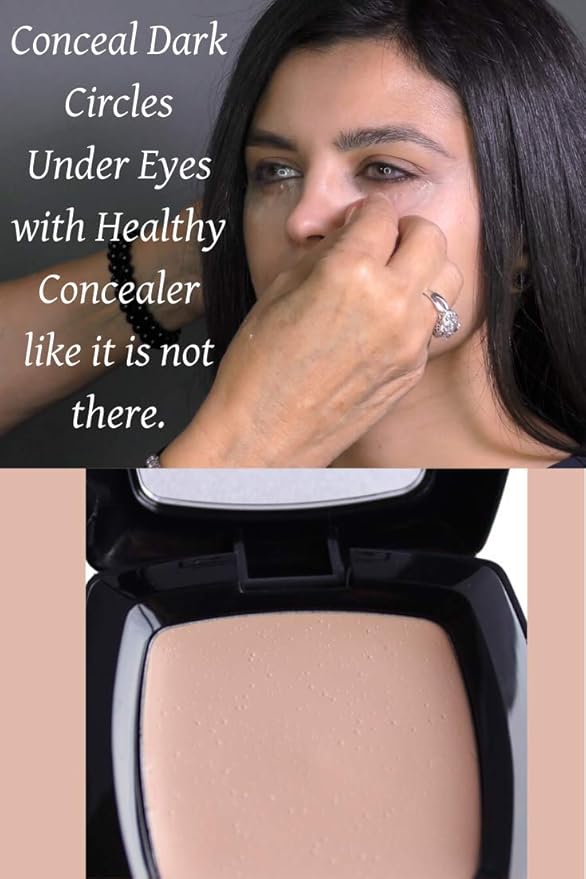 Camoufleur Mineral Makeup Under Eye Concealer Medium. This Dark Circle Concealer Cream Made in USA with NO Parabrn