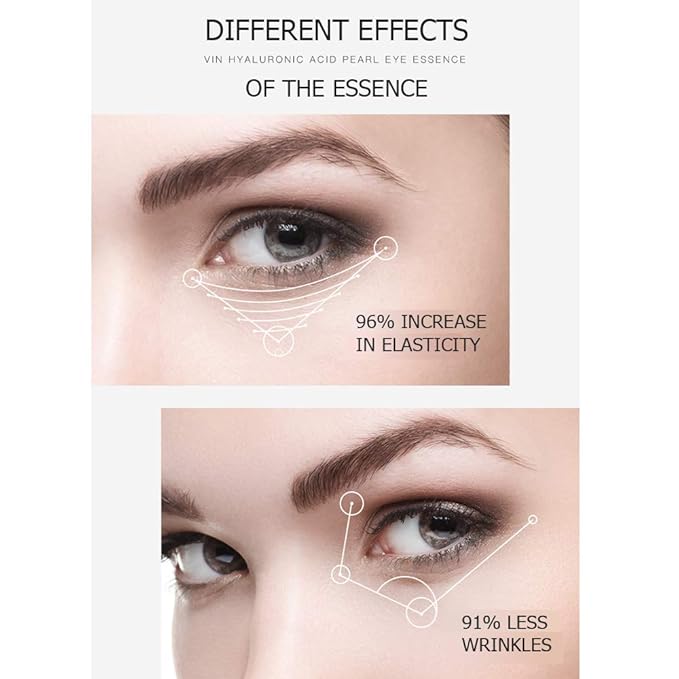 VENZEN Advanced Elastic Delicate Pearl Eye Essence Eyes Blooming Moving Smooth Moisturizing Massaging Tool