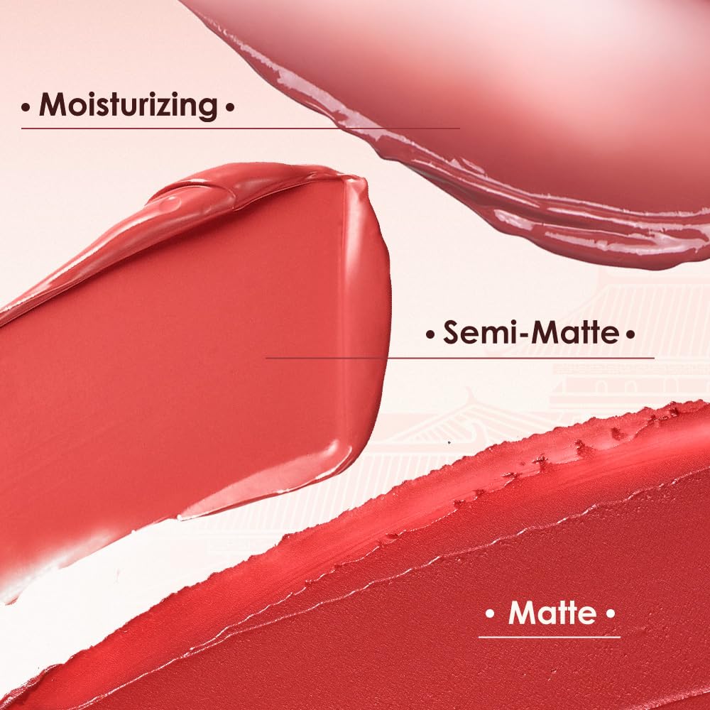 Catkin Moist Lipstick Hydrating High Impact Color Infused with Vitamin E and Avocado Oil Smooth Soft Texture Long Lasting Rose Glow Finish 136