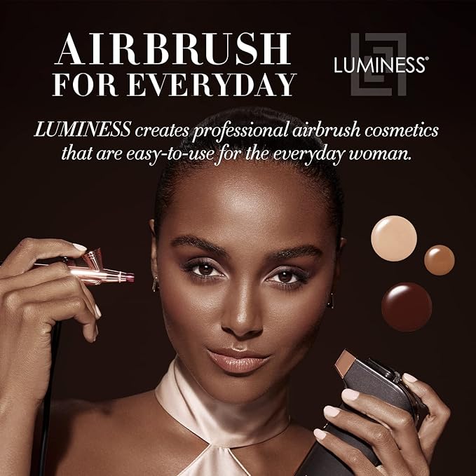 Luminess Air Silk 4-In-1 Airbrush Foundation- Foundation, Shade 080 (.5 Fl Oz) - Sheer to Medium Coverage - Anti-Aging Formula Hydrates and Moisturizes - Professional Makeup Kit for Cordless Air Brush