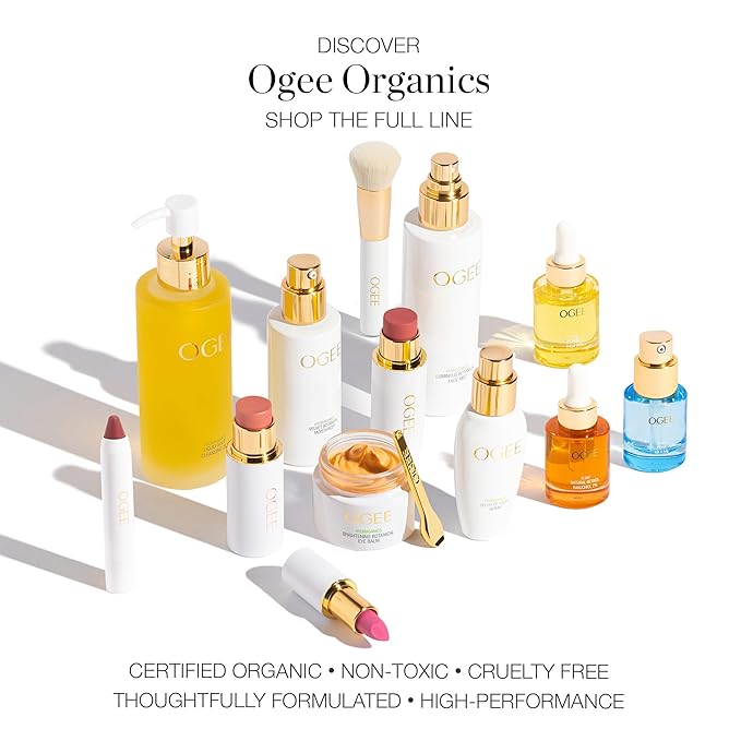 Ogee Tinted Sculpted Lip Oil, Azalea