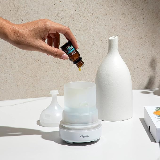 Cliganic Organic Cedarwood Essential Oil - 100% Pure Natural for Aromatherapy Diffuser | Non-GMO Verified (Packaging May Vary)