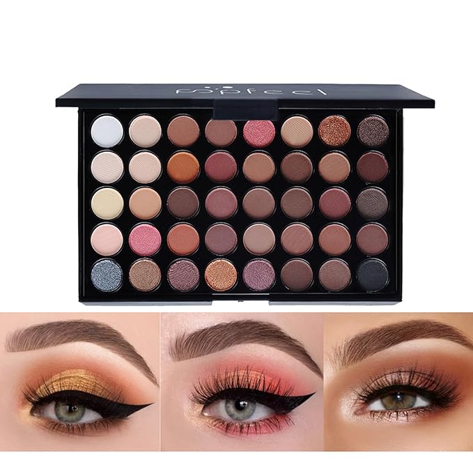 All in One Makeup Kits for Women Girls Holiday Make-up Gift Sets Xmas Essential Bundle Include Eyeshadow Palette Lipstick Blush Concealer Eyeliner Mascara Foundation Brush Eyebrow Pencil