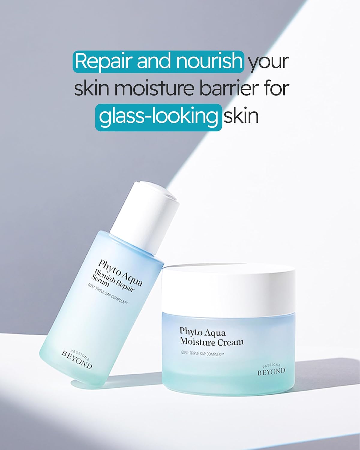 BEYOND Phyto Aqua Moisture Cream (Face Cream, 1.7fl oz) – Vegan Korean Skin Care for 100-Hour Hydration & Skin Barrier by LG Beauty