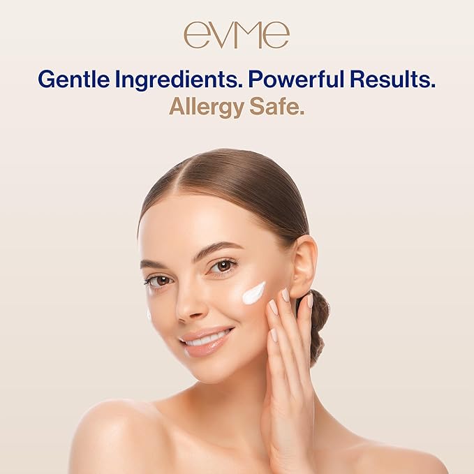 Evme Gentle Cleansing Powder – Kaolin Clay Face Wash with Vitamin C & Lotus Root Seed – Fragrance-Free, Dermatologist-Tested Cleanser for Sensitive, Reactive Skin – Hydrating, Soothing & Refreshing