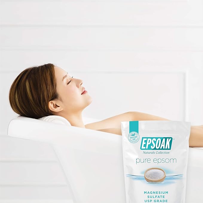 Epsoak Epsom Salt 10 lbs. (Qty. 2, 5 lb. Bags) Magnesium Sulfate USP