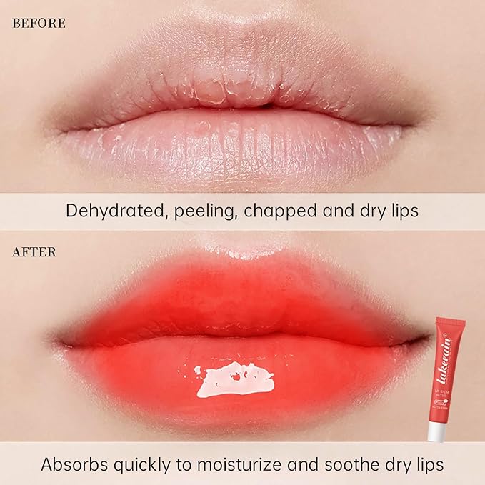 Moisturizing Lip Balm Butter for Dry Cracked Lips,Day/Night Hydrating Lip Mask, Ultra-Nourishing Lip Care Moisturizer for Soft, Smooth and Supple Lips (Brown Sugar)