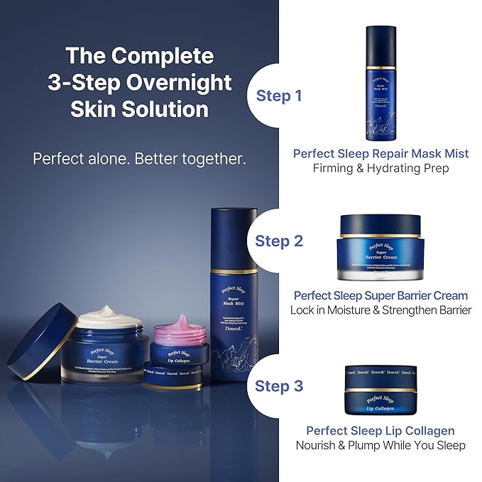 Perfect Sleep Repair Mask Mist 2.70fl.oz, Retinol-Infused Dual Layer Sleeping Serum-in-Mist for Overnight Skin Recovery, Lifting & Wrinkle Care, Deep Hydration & Radiance Boosting Korean Facial Spray