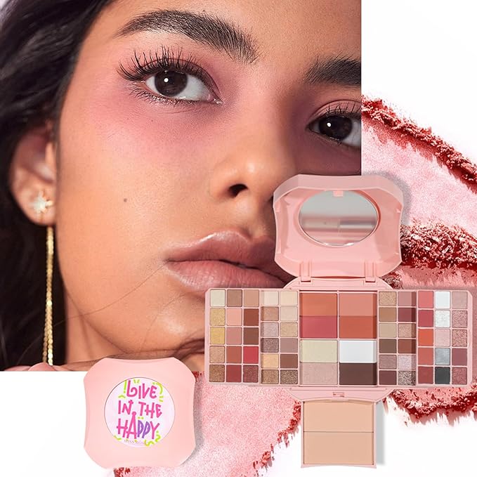 Makeup Eyeshadow Palettes, 3-in-1 Protable Multifunction Blush Highlighter Contour Palettes with 3 Trend Colors for Daily Natural Luster Makeup, Waterproof Long Lasting - 2 Pack #4