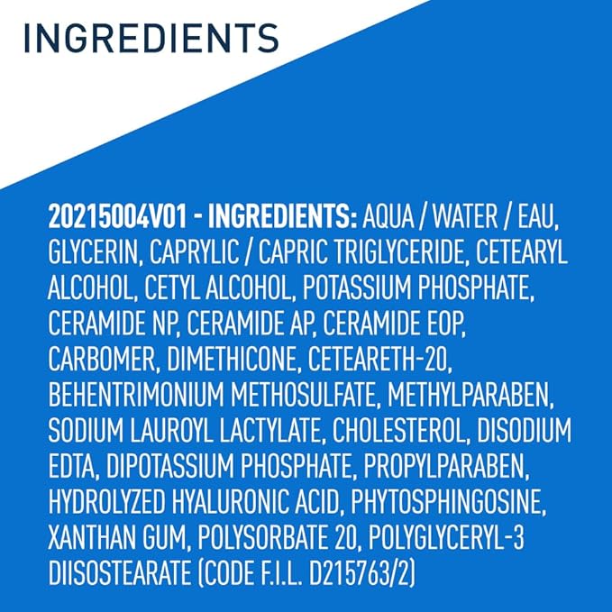 CeraVe Daily Moisturizing Lotion for Dry Skin, Body Lotion & Face Moisturizer with Hyaluronic Acid and Ceramides, Daily Moisturizer, Fragrance Free, Oil-Free, 12 Ounce