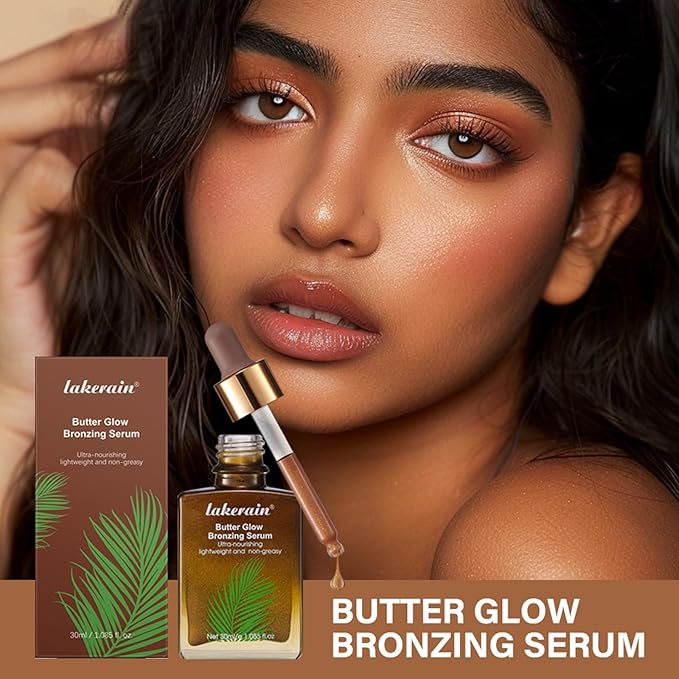 Butter Glow Bronzing Serum, Facial Bronzing Serum, Bronzing Drops For Face, Face Bronzing Drops, For Radiant, Natural, Sunkissed Complexion