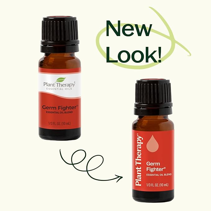 Plant Therapy Germ Fighter Essential Oil Blend 100% Pure, Undiluted, Natural Aromatherapy, Therapeutic Grade 100 mL (3.3 oz)