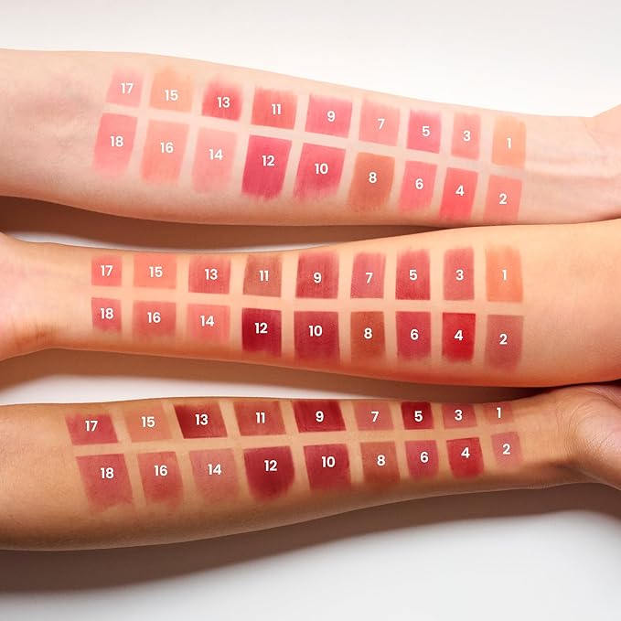 COLORGRAM NUDE BLUR TINT 13 BURNT MARRON | Soft Velvet Matte Liquid Lipstick & Cheek Tint | Lightweight Blurring Tint for a Smooth & Airbrushed Finish | Long-Lasting & Non-Sticky Formula