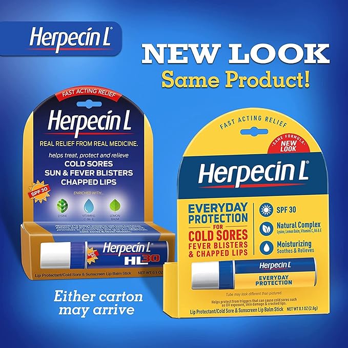 Herpecin L Lip Protectant SPF 30 0.10 oz (Pack of 6)