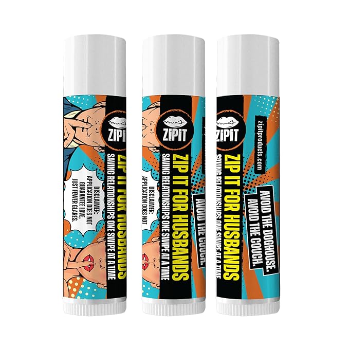 Zip It For Husbands Lip Balm - Saving Relationships One Swipe At A Time