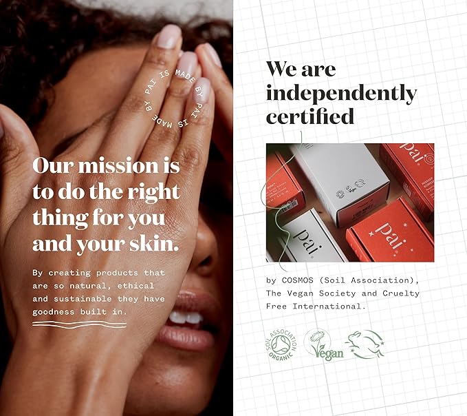 Pai Skincare London | DOUBLE CLEANSE - FROM LONDON WITH LOVE Beauty Gift Set. Organic Face Wash, Makeup Remover & Headband, Suitable for Sensitive Skin & All Skin Types. Made In London.