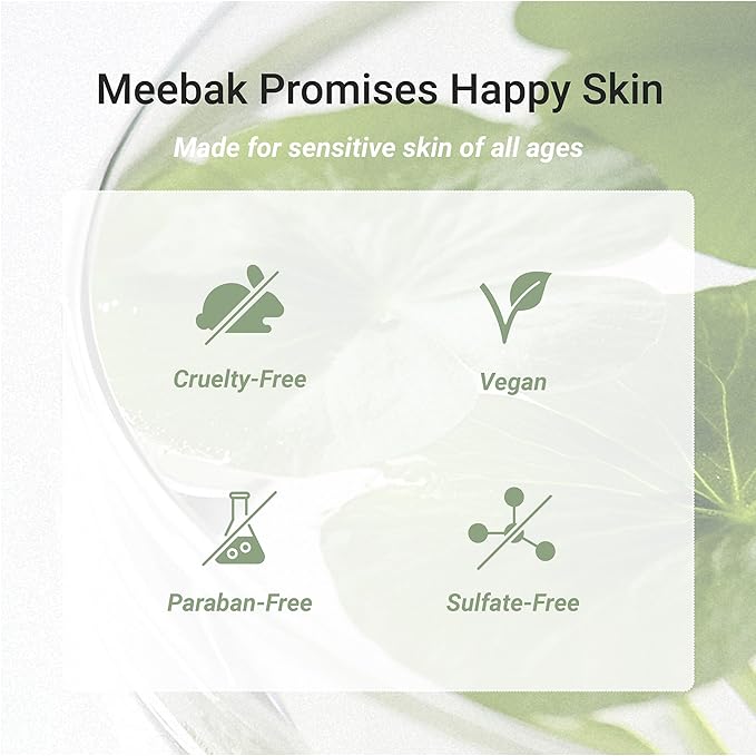 Meebak Korean Vitamin C Serum | Brightening Dark Spot Remover | Soothing Anti Aging & Skin Brightening w/Centella Asiatica, Panthenol, & Adenosine