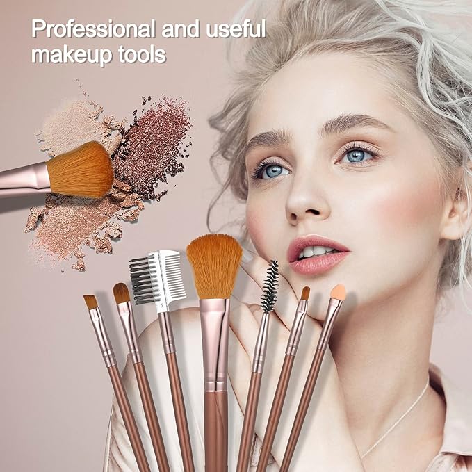 All in One Makeup Kit For Women Girls Teens Makeup set 16 Colors Eyeshadow Palette Foundation Eyeliner Contouring Stick Lip Gloss Eyebrow Mascara Makeup Brushes Makeup Gift Sets