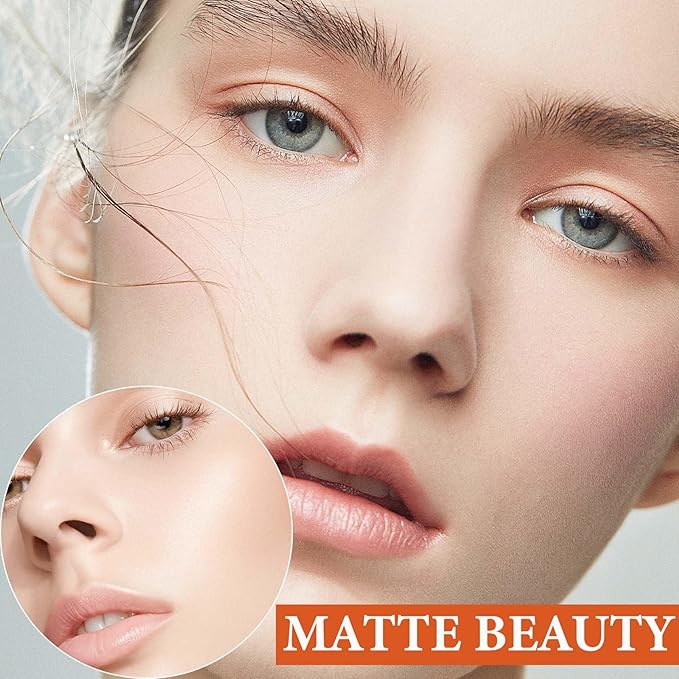 Oil Control Loose Face Powder,Translucent Setting Powder With a Powder Puff Long Lasting Makeup Covering Blemishes Brightens Skin Tone,Natural Matte Loose Powder for WomenïŒ1ïŒ