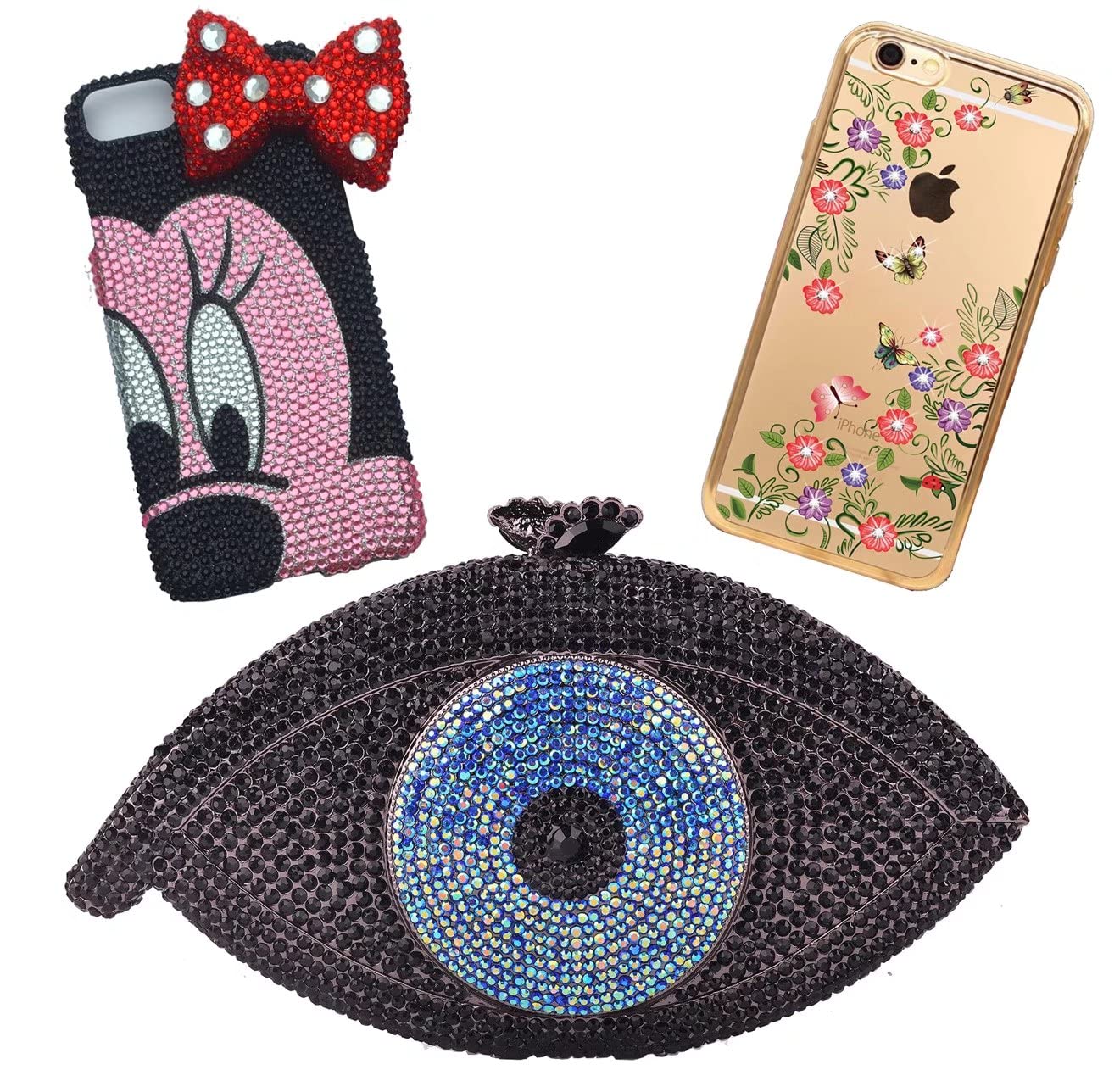 1000 Pieces SS20 5mm Flatback Rhinestones Clear Glass Round Gems Crystals for Nail Art DIY Crafts Clothes Shoes Bags (Crystal Yellow)