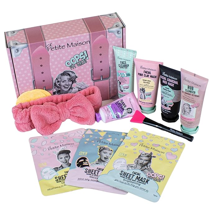 Gift Box for Women, Self Care Gifts for Women, Unique Gifts for Mom, Sister, Aunt, Grandma, Best Friends, Birthday Gifts for Women, Gift Basket, Spa Beauty Skincare Sets, Motherās Day Gifts