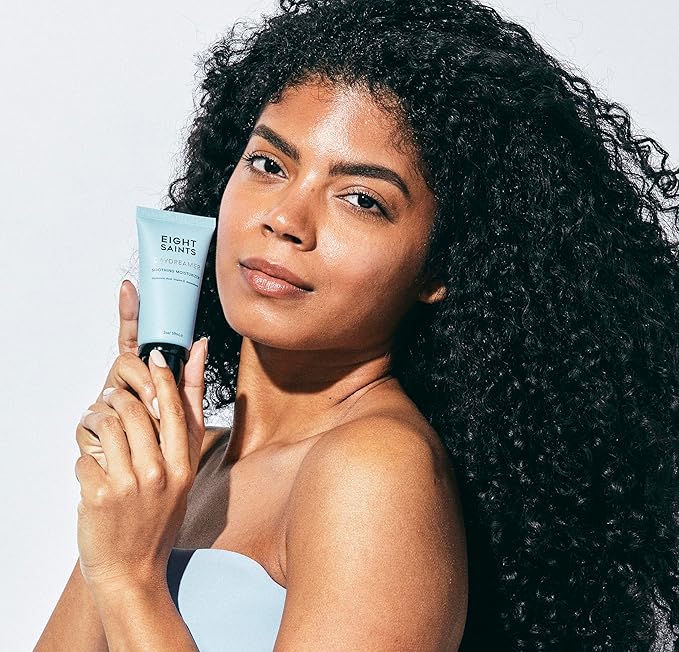 Eight Saints Daydreamer Soothing Anti Aging Face Moisturizer, Natural & Organic Fast Absorbing Oil Free Face Lotion With Hyaluronic Acid & Vitamin E, Hydrating Daily Facial Moisturizer, 2 Ounces